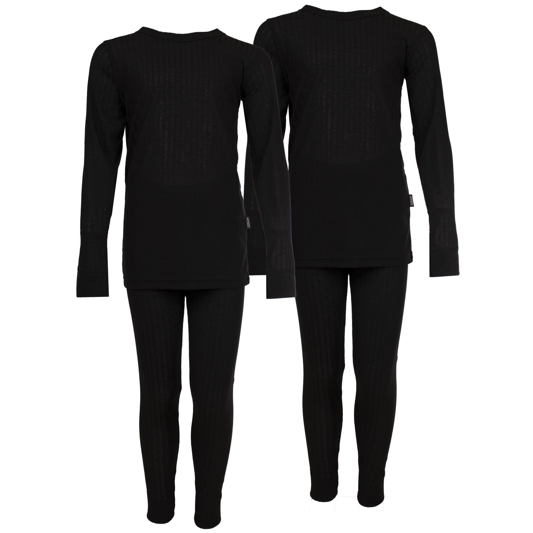 Accezzi Undertøy, Junior, Black, 2 sett