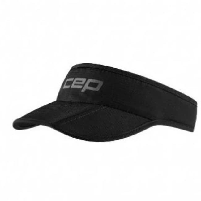 CEP Core Run Foldable Visor, solskjerm, Svart