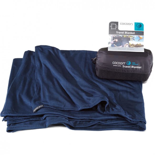 Cocoon Travel Blanket, Reiseteppe, marineblå