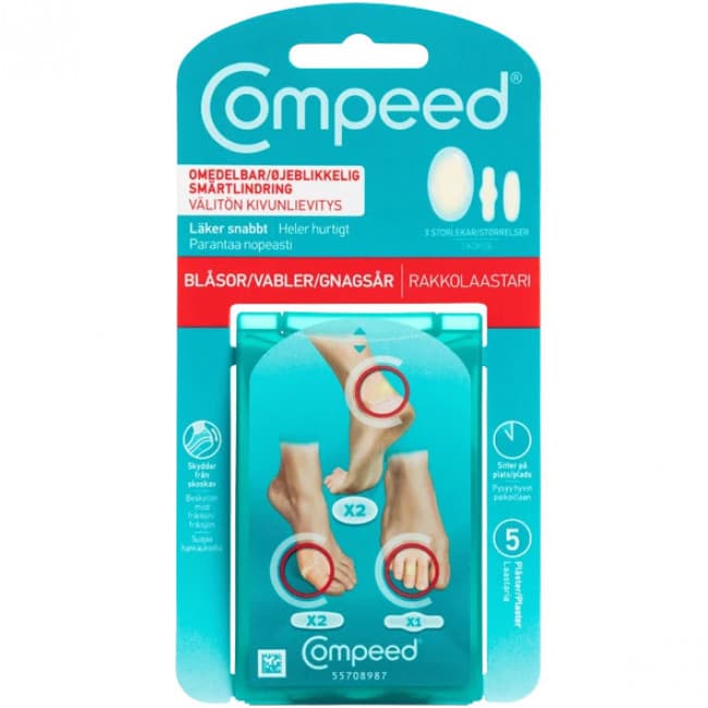 Compeed Mix, Gnagsårplaster, 5 stk