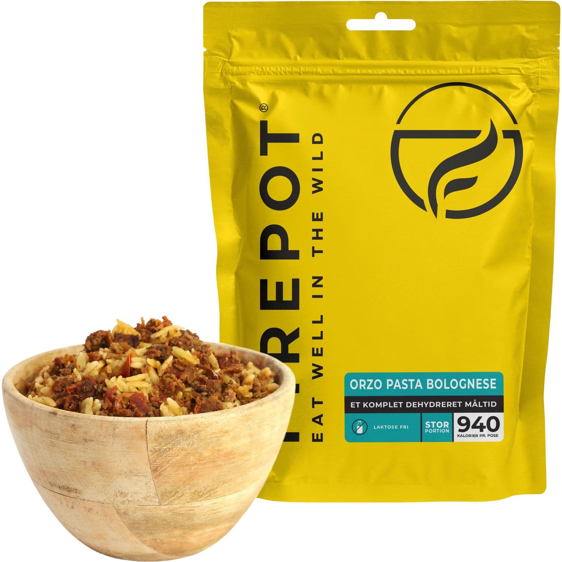 Firepot Orzo Pasta Bolognese, frysetørket mat, XL