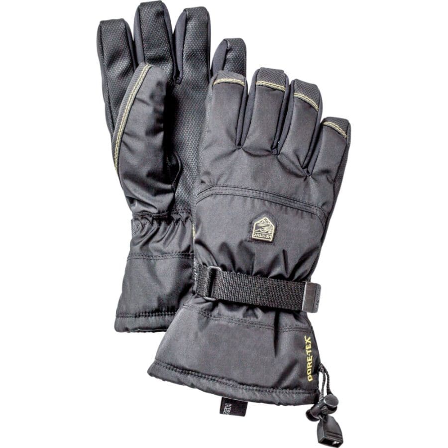 Hestra Gore-Tex Gauntlet Skihandker, Junior, Black