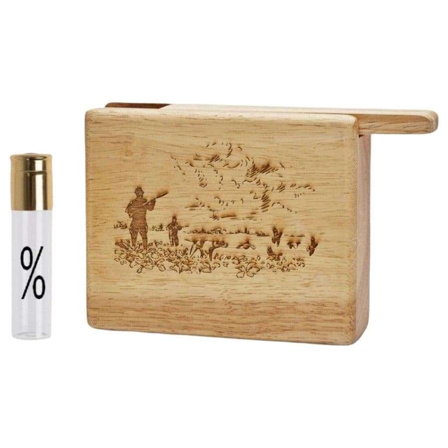 Oyo Lerka Wooden Schnapps Box, snapskasse