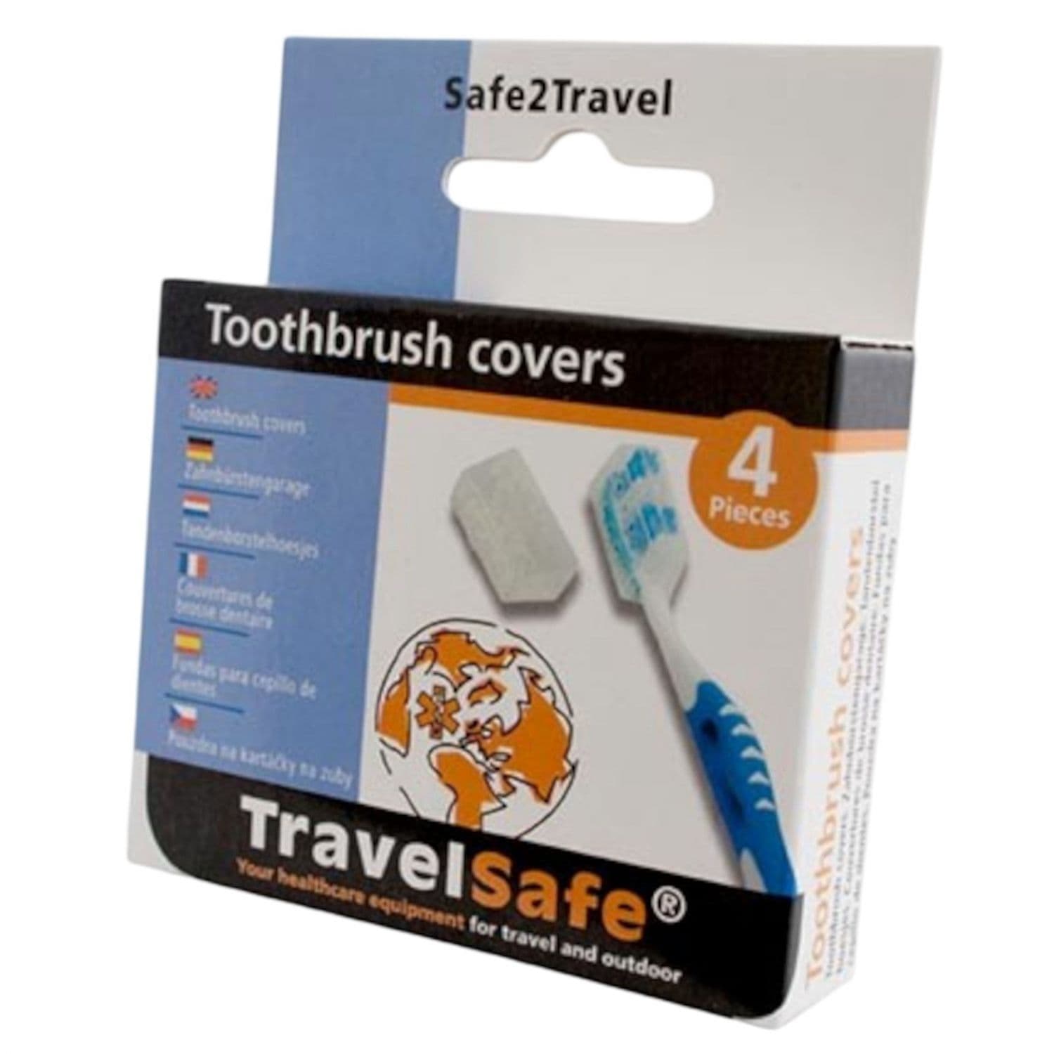TravelSafe Tannbørstetrekk, 4 stk.