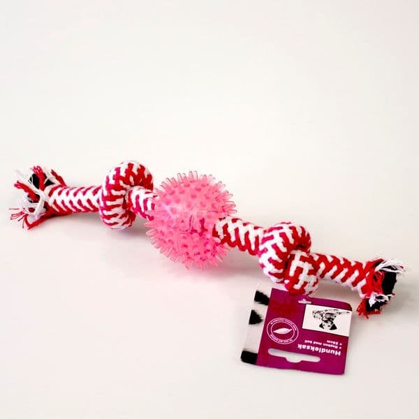 Hundeleke Taubein med Ball - 26 cm