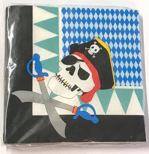 Piratparty Servietter 20pk