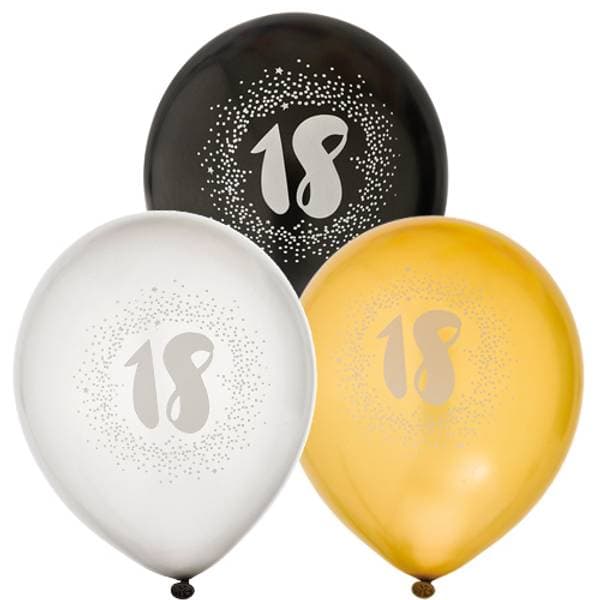 Ballongsett 18år 6pk