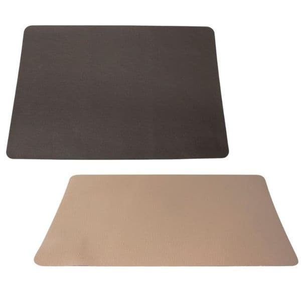 Spisebrikke Kunstlær 43x30cm| Firkantet | Flere farger