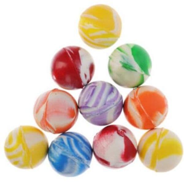 Sprettballer 10pk 2.5cm