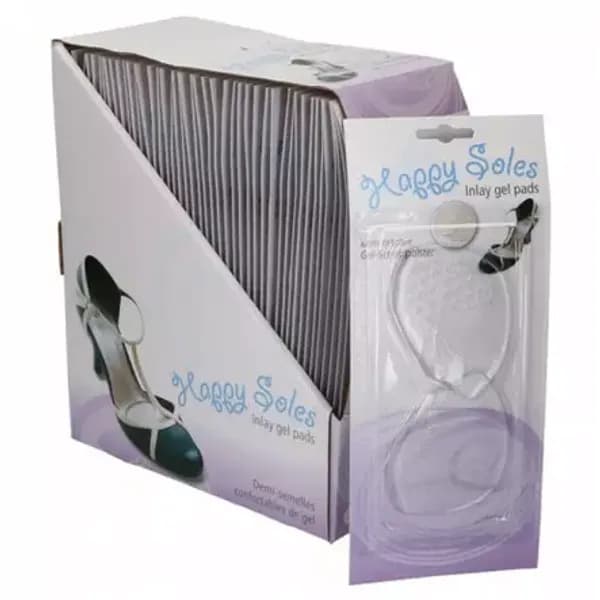 Forfotsputer i Gel 2pk | For høye hæler | Happy Soles