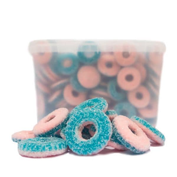 Franssons Fizzy Geleringer 1,5kg | Storpakk