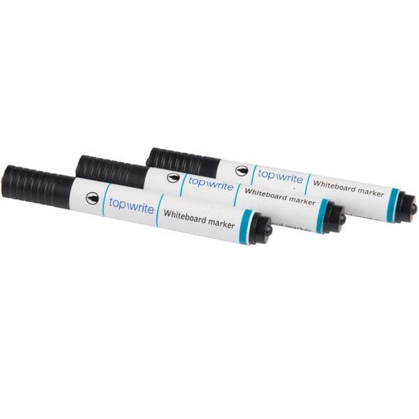Whiteboard-tusjer 3pk Sorte