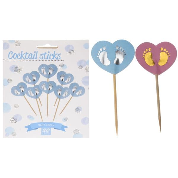 Kaketopper Baby Shower 20pk | 2ass