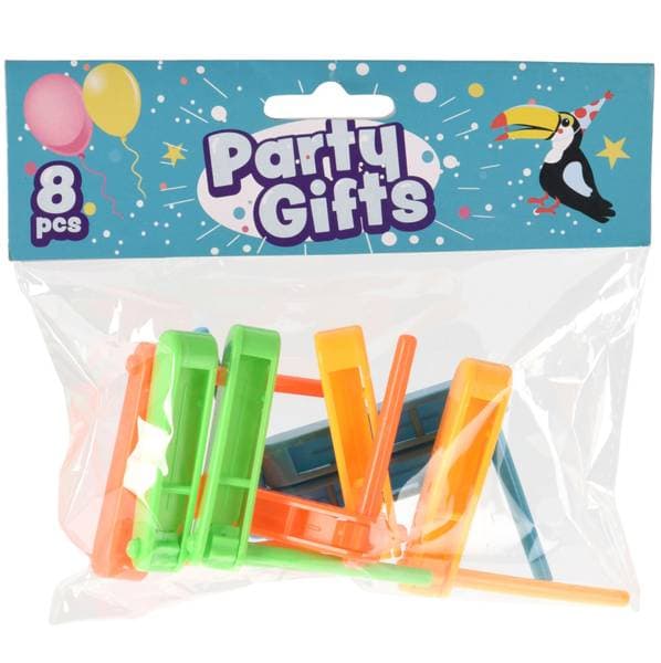 Party Gifts - 8stk Snurreleke med lyd