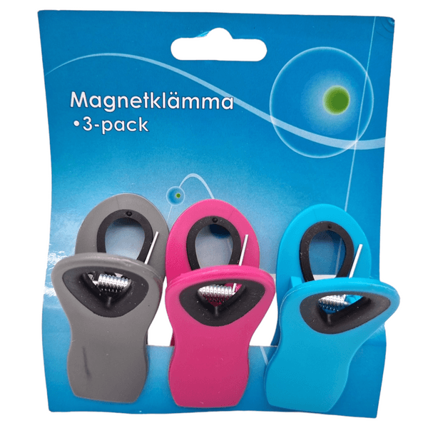 Magnetklyper 3pk