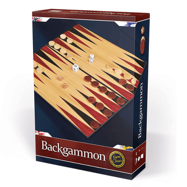 Backgammon klassisk brettspill | Strategispill for 2 spillere