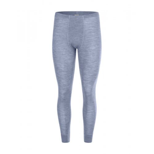 Longs Herre I 100% Merinoull, 1x1 Ribb M Light Blue Melange