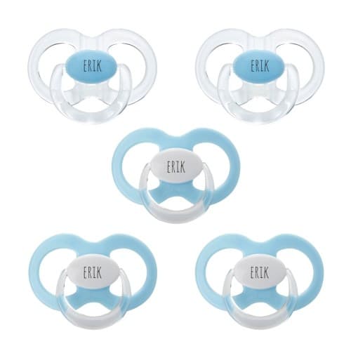 Maxibaby, Str. 2 (6+ Md.), Anatomisk - Silikon, Smokker Med Navn