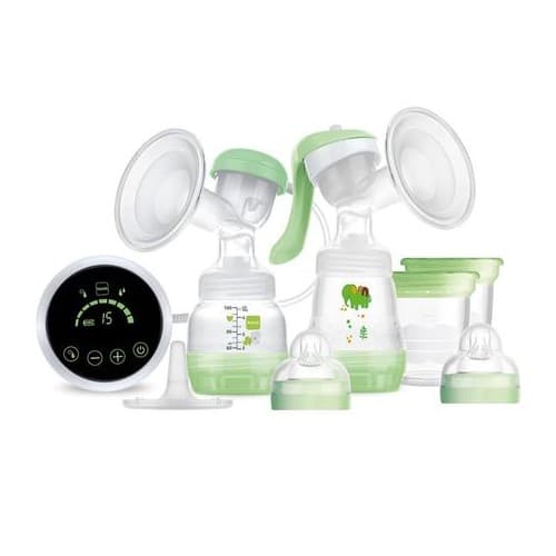 Mam, 2-i-1 Brystpumpe, Elektrisk Og Manuell, Transparent