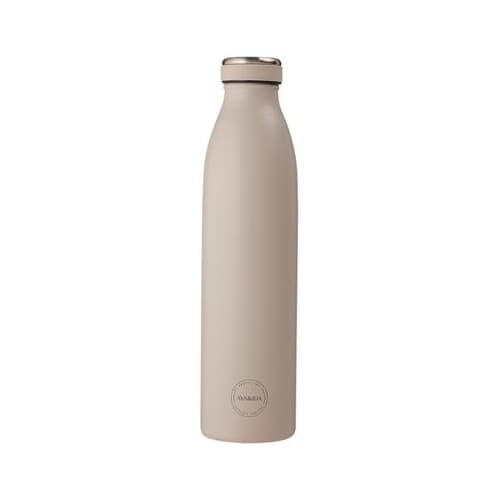 Aya&ida, Drinking Bottle, Drikkeflaske Med Lokk, 750 Ml, Cream Beige