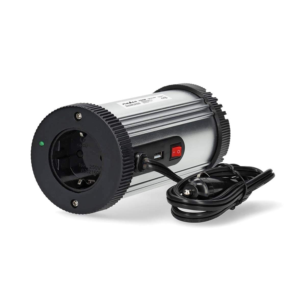 Power Inverter Modifisert sinusbølge | Inngangsspenning: 12 V DC | Enhetens strømuttak: Type F (CEE 7/3) / USB-A | 230 V AC 50 H