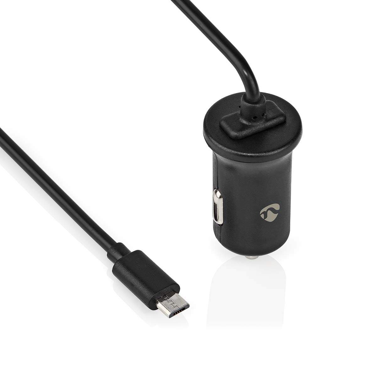 Billader | 12 W | 1x 2.4 A | Antall utganger: 1 | Micro USB (Fast) Kabel | 1.00 m | Single Voltage Output