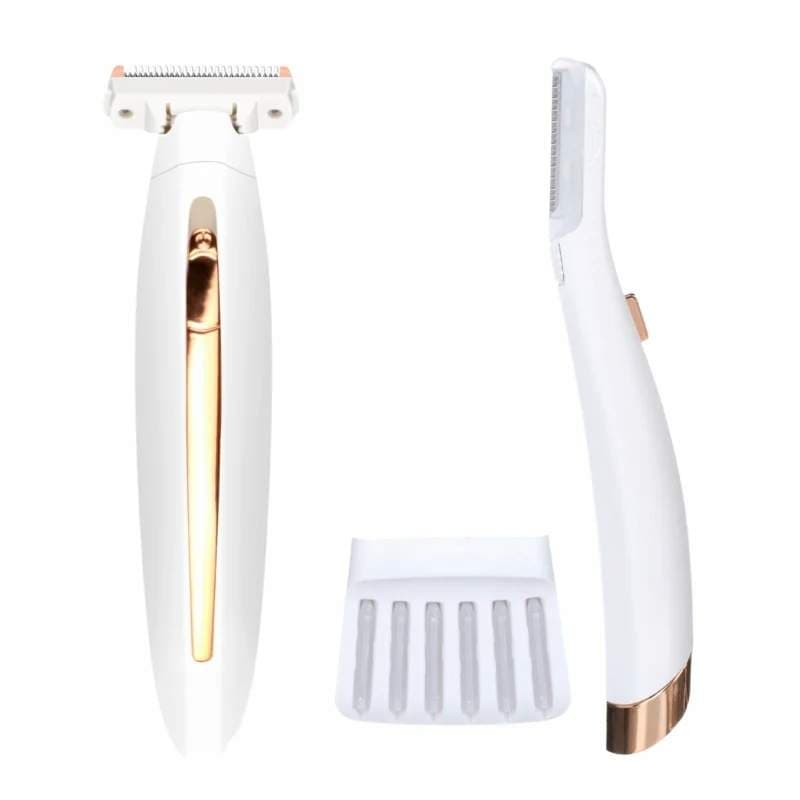 Cenocco Beauty SETCC9087/9086: 2 i 1Hårfjerner for hele kroppen + ansiktsepilator med LED Combo Deal