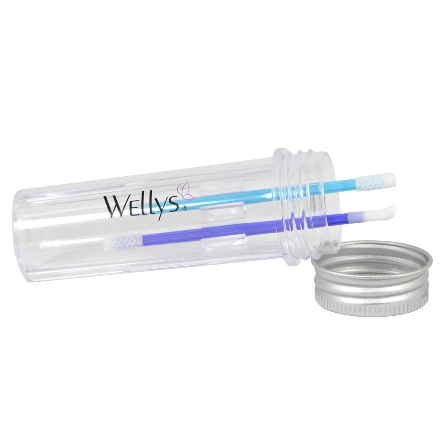 Wellys GI-042530: Silico Swab - sett med 2 bomullspinner i silikon