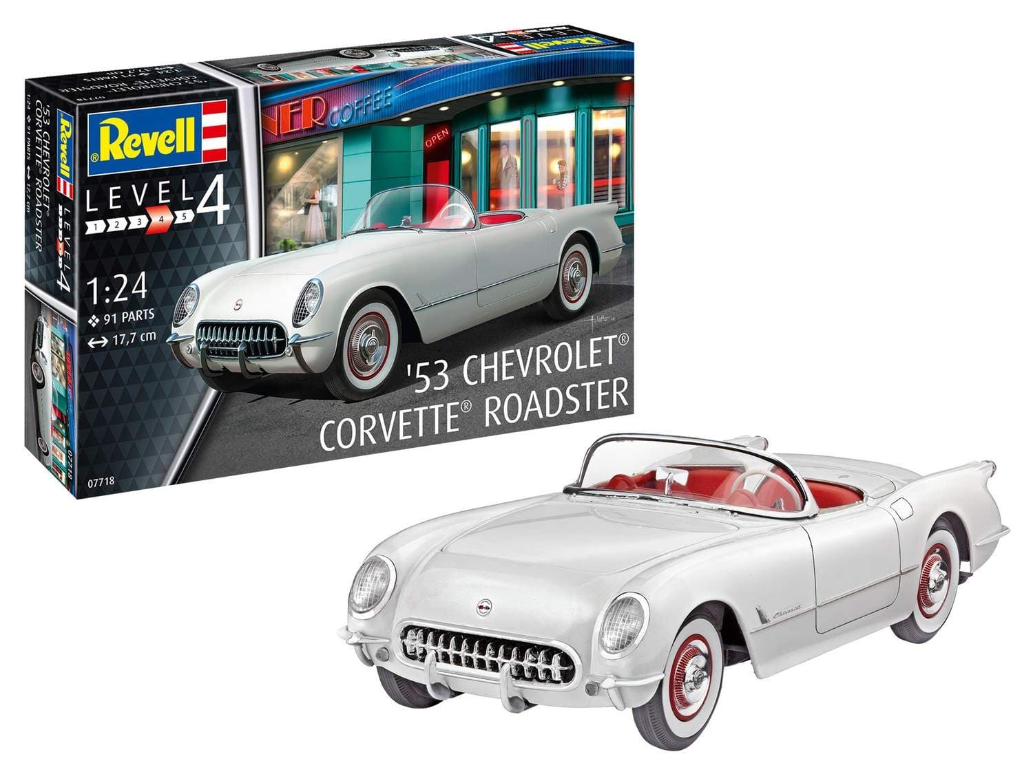 Revell 1953 Chevrolet Corvette Roadster Modellsett