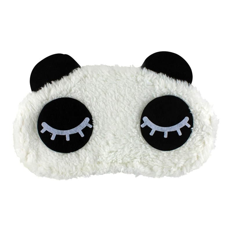 Sovende Panda, Fluffy Sovemaske for reiser og avslapping