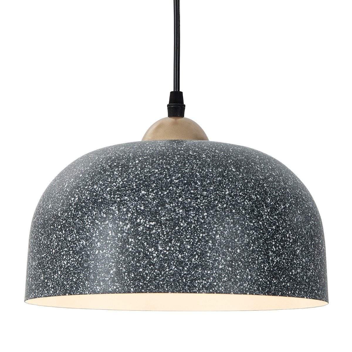 Taklampe med justerbar hengekabel & E27 bunnpendellampe grå hengelampe