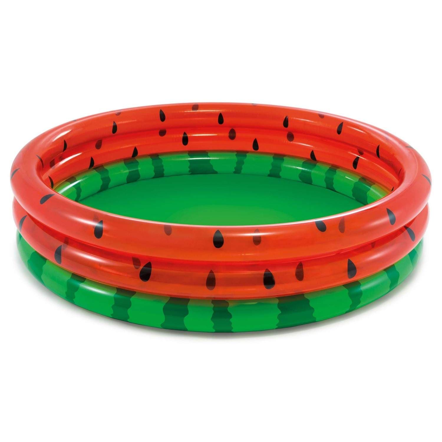 Oppblåsbart plaskebasseng for barn vannmelon INTEX 58448