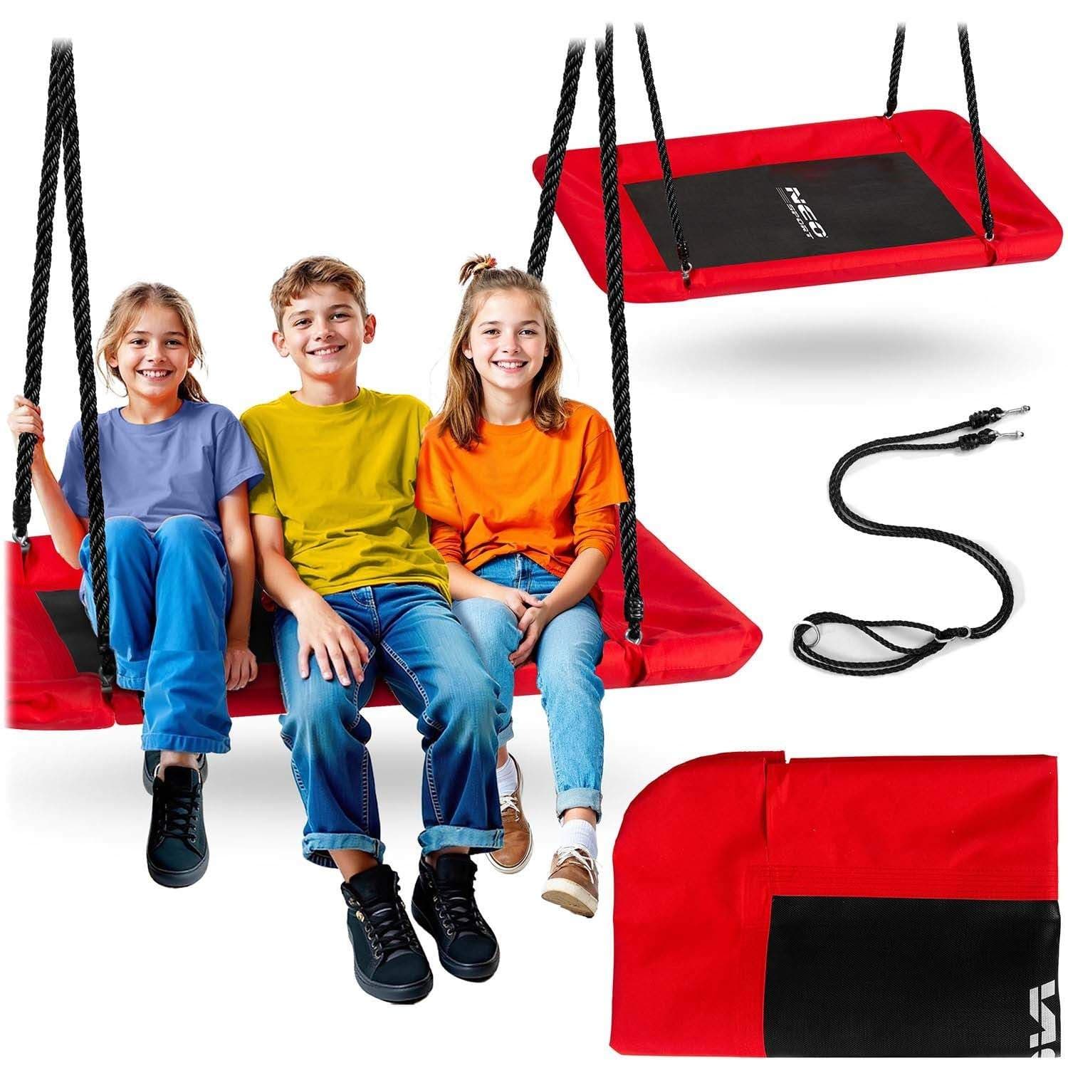Rektangulær storkereirhuske Neo-Sport Swingo 110 x 70 cm