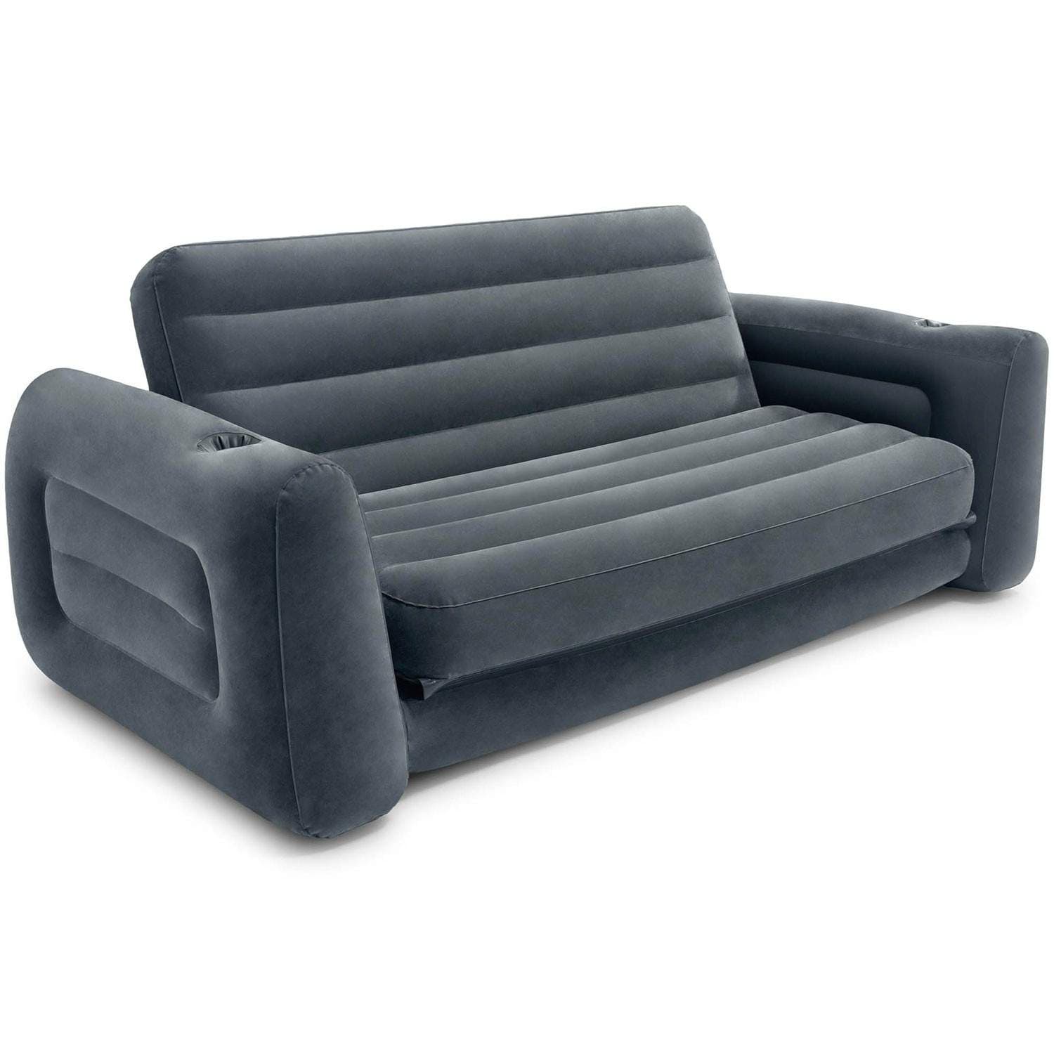 Oppblåsbar sofa 2-i-1 utfellbar lenestol Intex 66552