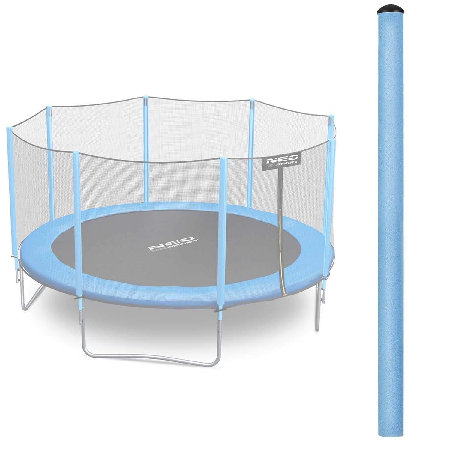 Trampoline toppstolpe med ytre nett 8-15 fot blå Neo-Sport