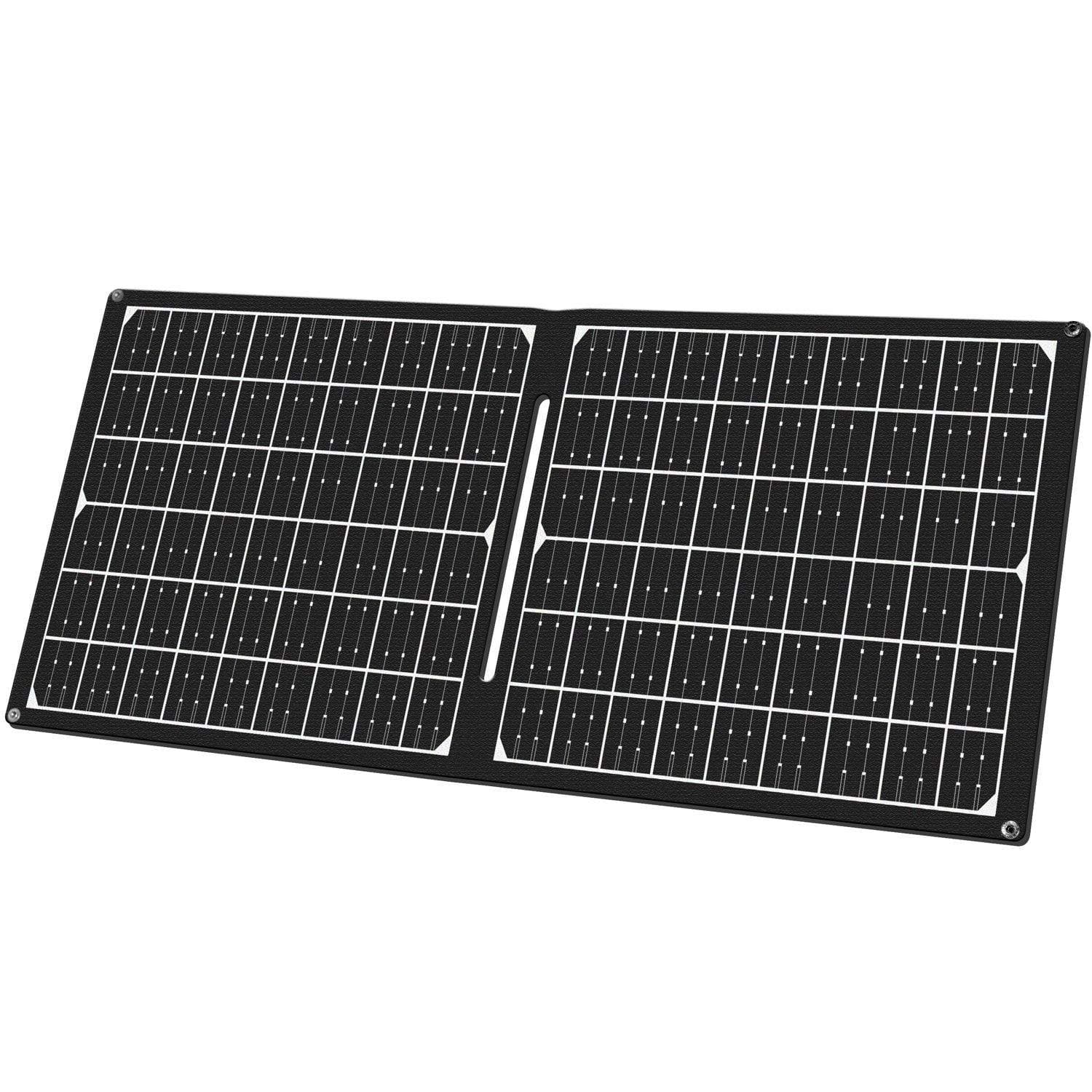 Sammenleggbart solcellepanel med USB-lader 1x USB-C, 1x USB-A 30W