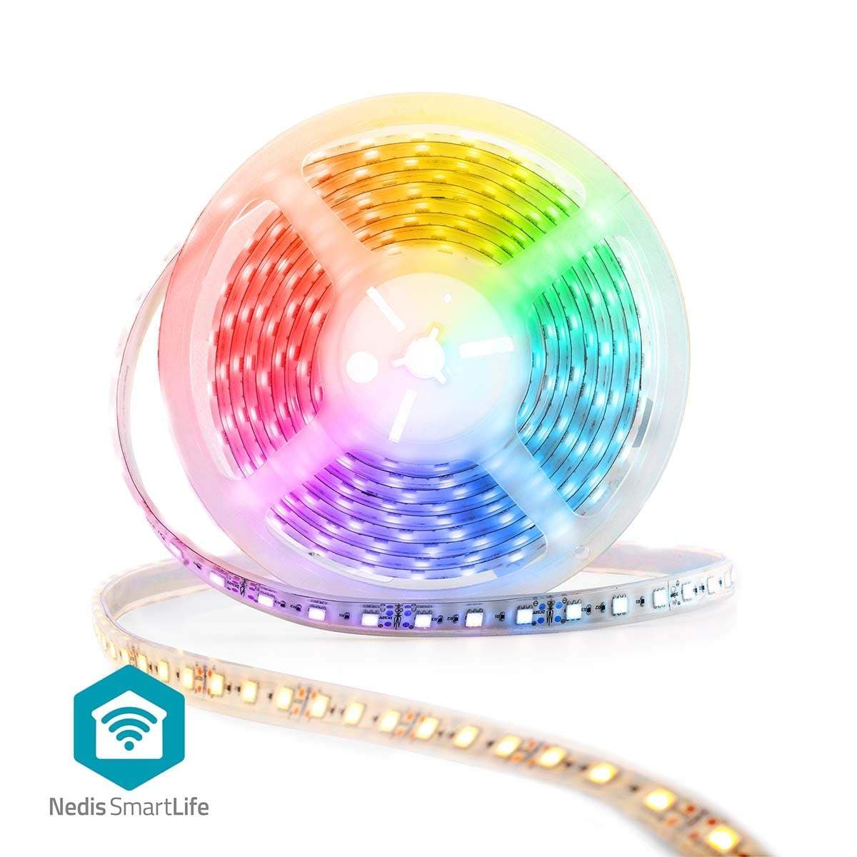 SmartLife LED Strip | Wi-Fi | Kjølig hvit / RGB / varm hvit | SMD | 5,00 m | IP21 | 2700 - 6500 K | 960 lm | Android™ / IOS