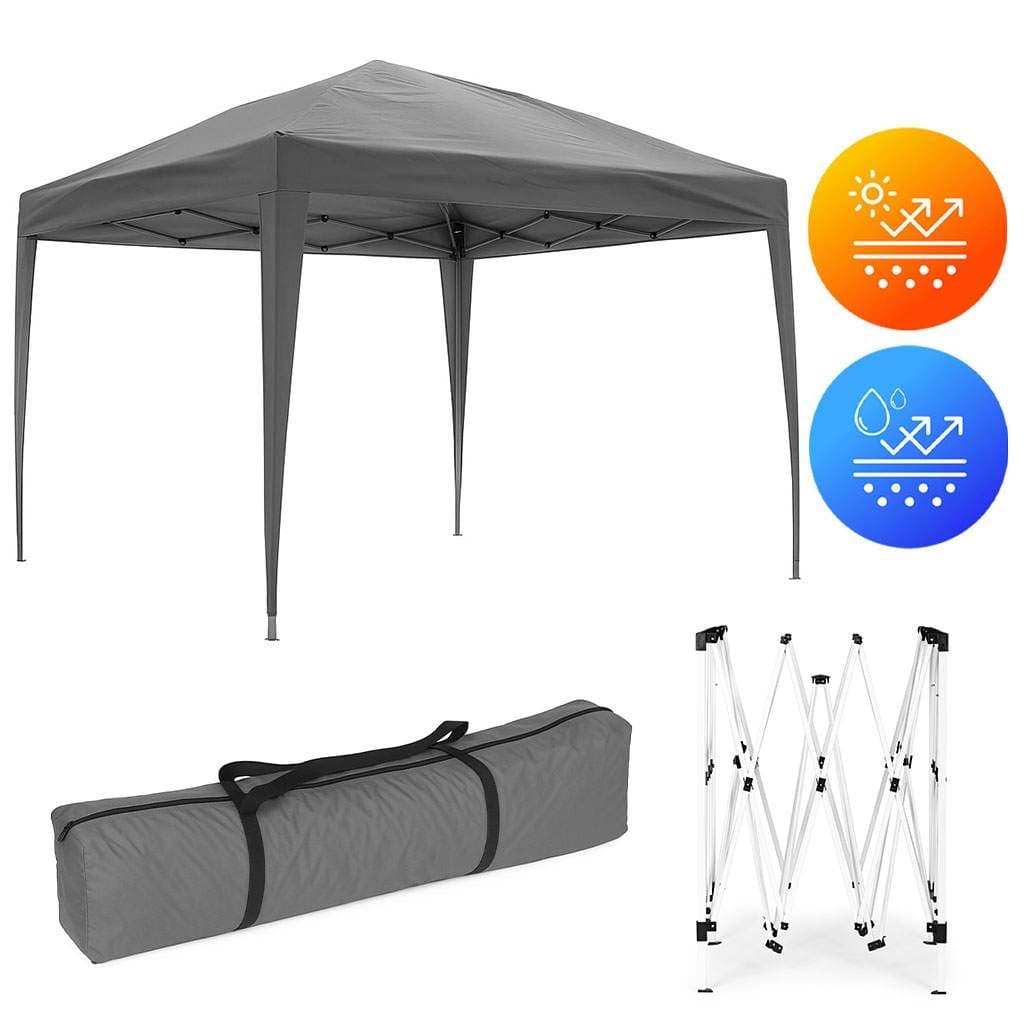 Hage Paviljong Telt 3x3 m Pop-Up Baldakin for hage eller terrasse MultiGarden