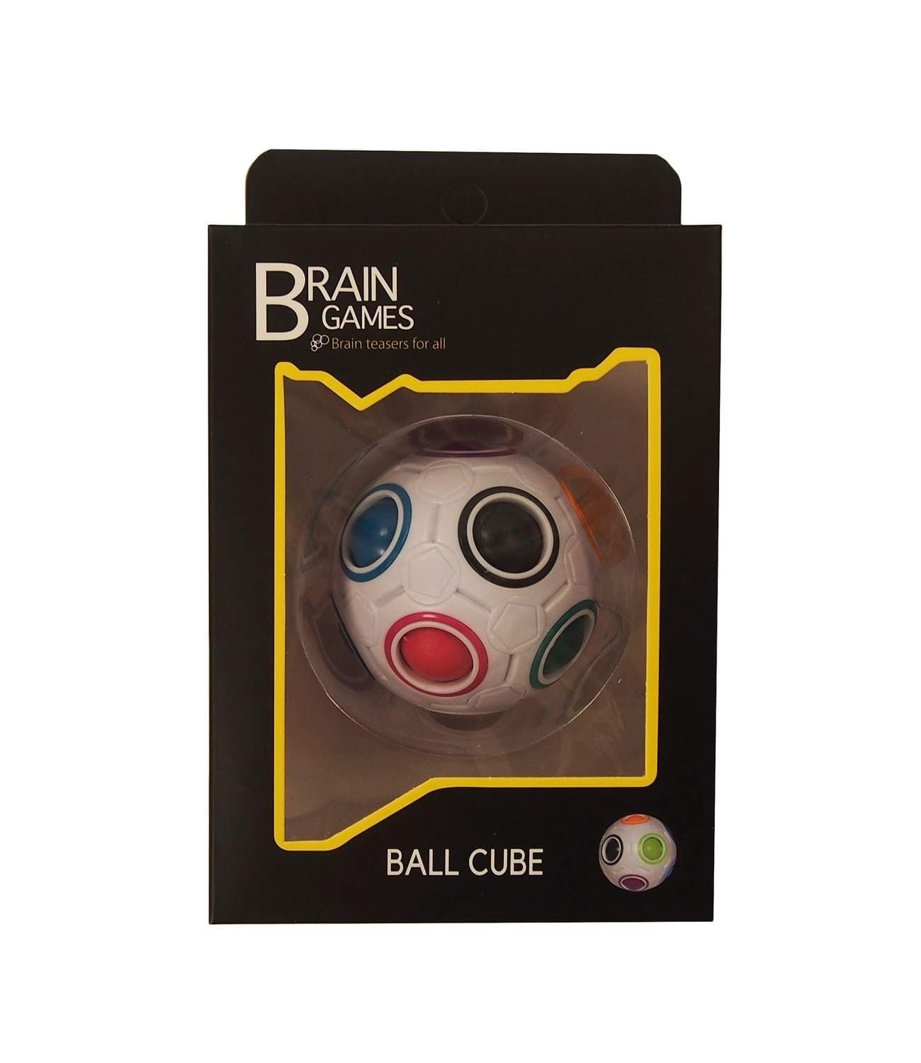 Brain Games Puzzle Ball, 12 Hull, Stresslindring, 7 cm
