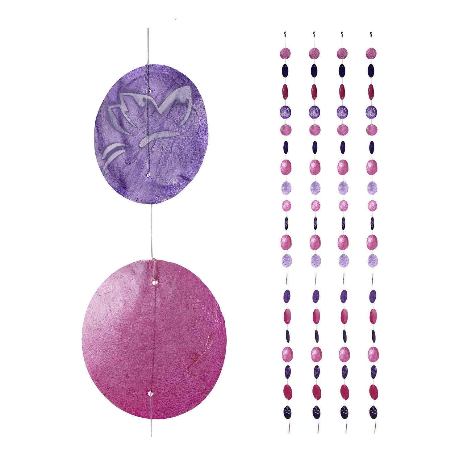 Capiz Shell Garland Set – fargerik dekor for innendørs og utendørs
