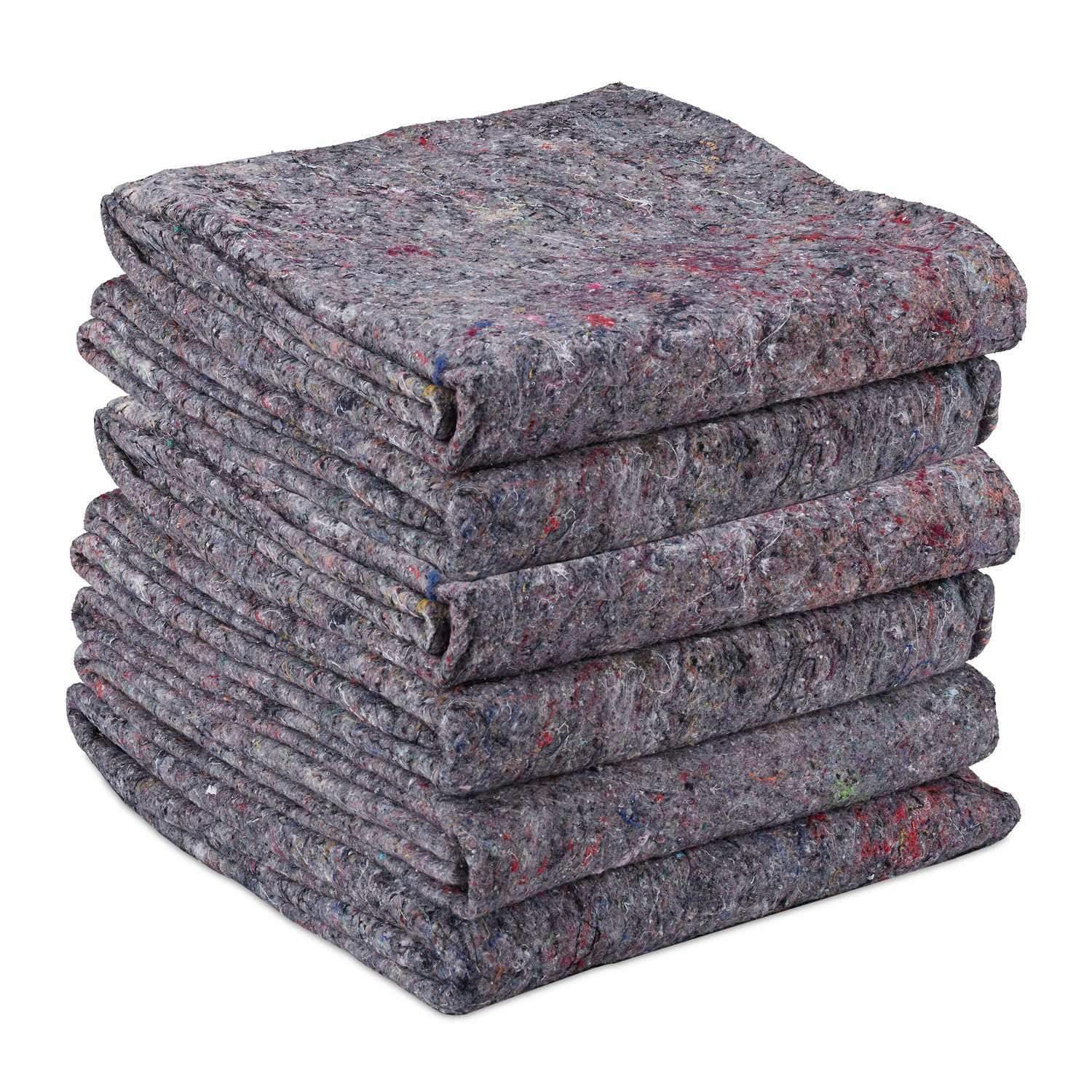 Sett med flyttetepper – 6 stk., 150x200 cm, gjenbrukbar beskyttelse