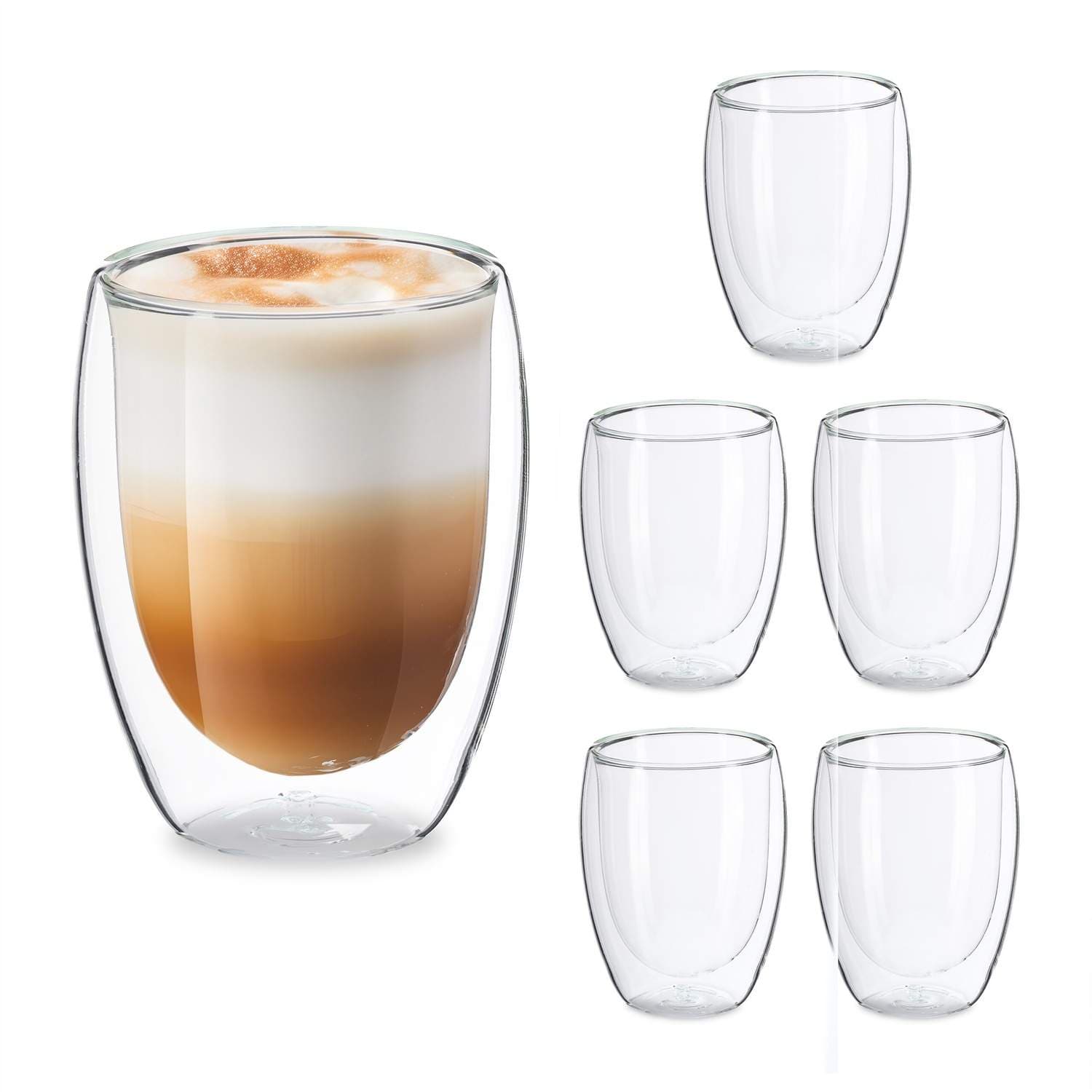 Latte Macchiato Double Wall Glass – 350 ml, varmebestandig