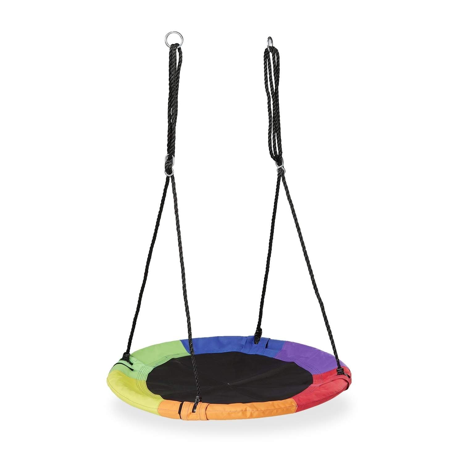 Fargerik Nest Swing – 100 cm, moro for barn og voksne