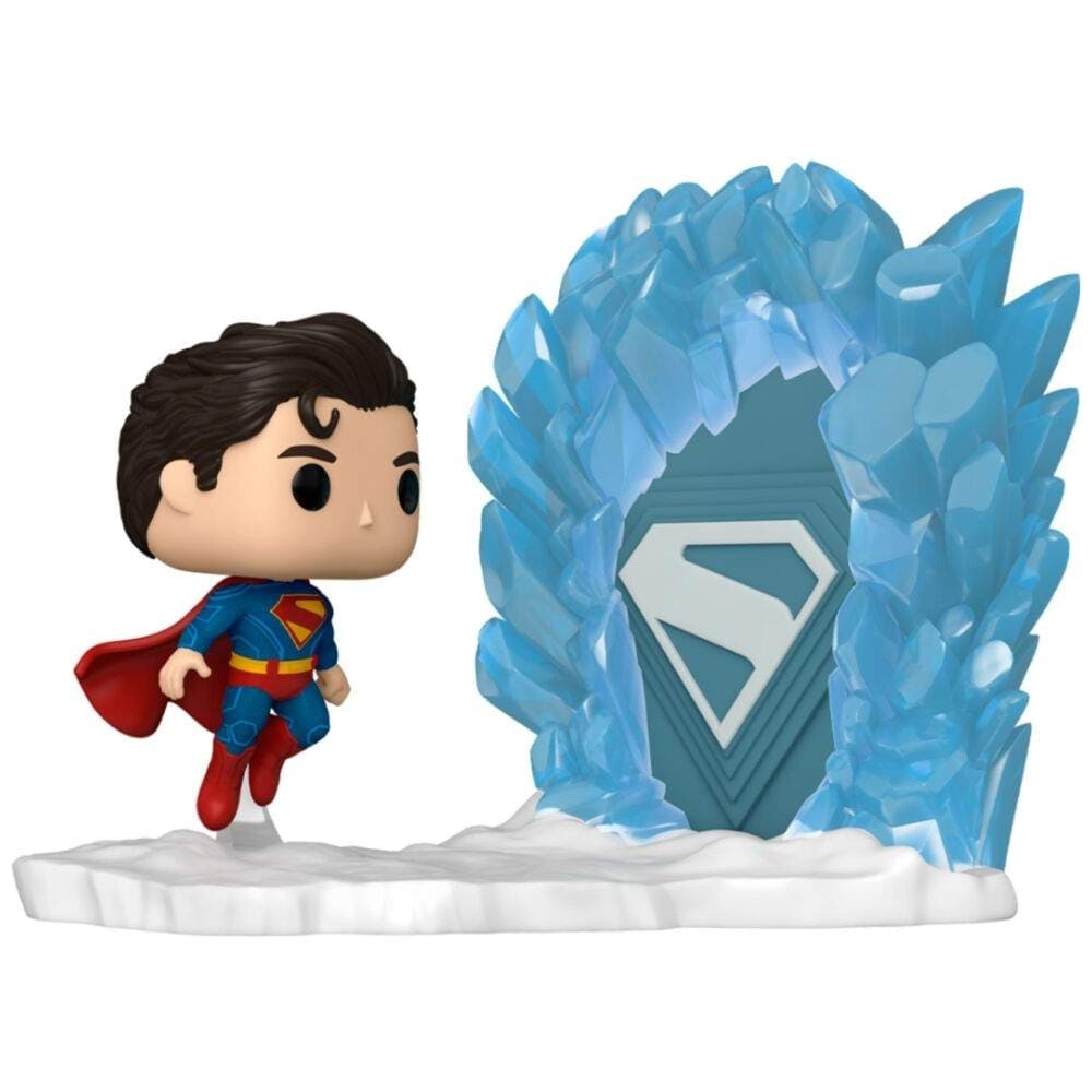 Supermannfigur med Fortress of Solitude Display Base