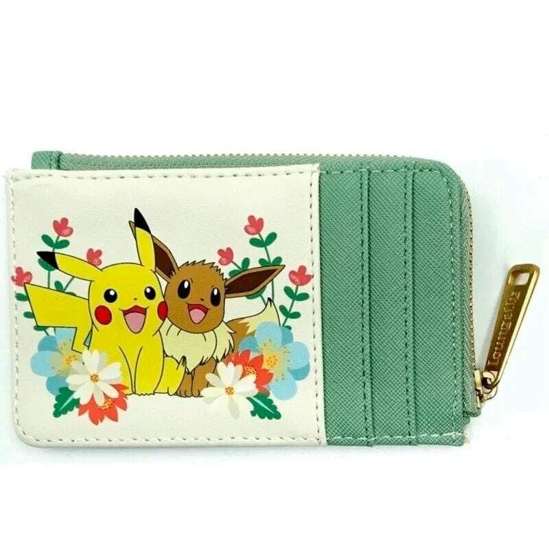 Pikachu & Eevee blomsterkortholder for kort og kontanter