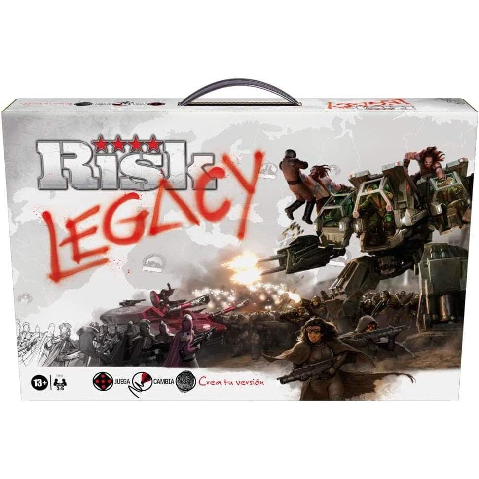 Spansk Risk Legacy brettspill - Strategi, 2-5 spillere, gjenspillbar