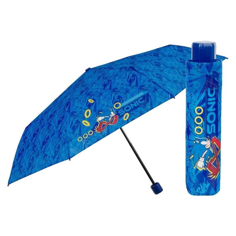Sonic the Hedgehog 50 cm manuell sammenleggbar paraply