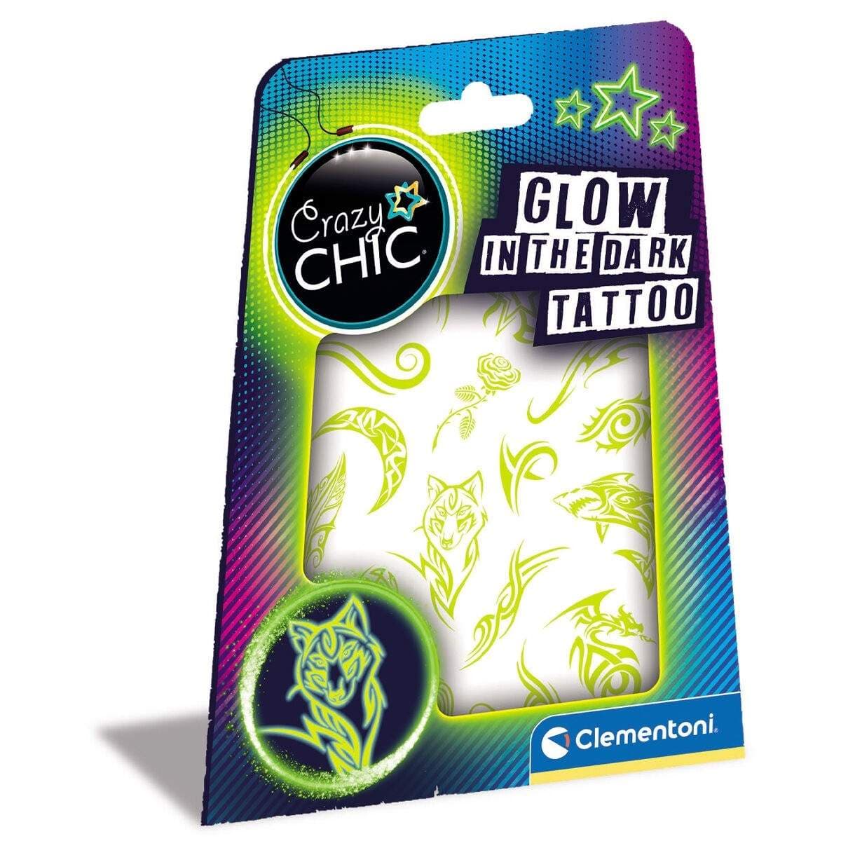Glow in the Dark-tatoveringer for barn, morsom kroppskunst, 10 design