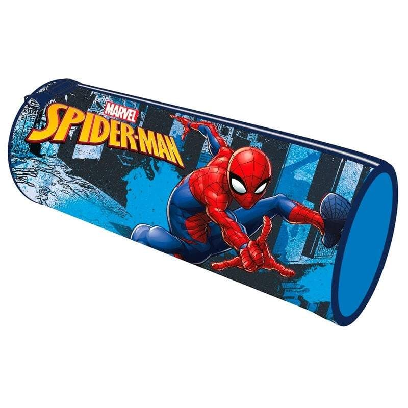 Spiderman Penal med glidelås, slitesterkt materiale, stor størrelse