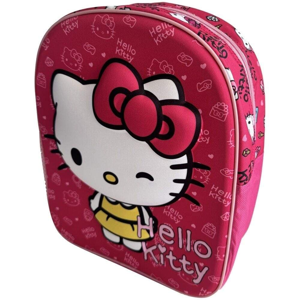 3D Hello Kitty-ryggsekk, 29 cm størrelse, stilig design